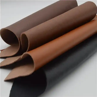 بني داكن اللون ارتفاع درجة الحرارة ارتفاع ضغط بو الجلود الاصطناعية للأحذية النعال