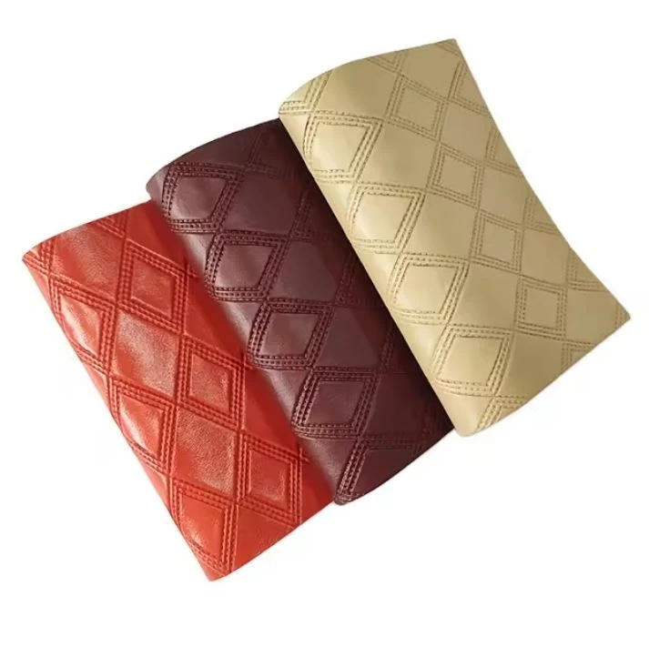 3D 5D PVC Sponge Leather Floor For Car Seat Filling Upholstery