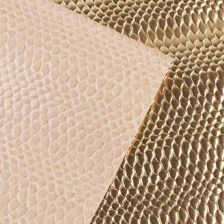 Glitter Fish Scale PVC Synthetic Leather Fabric Material Roll For Shoes Bags