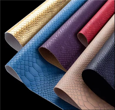 البرازيل الأفعى نمط PVC تنقش النسيج والجلود